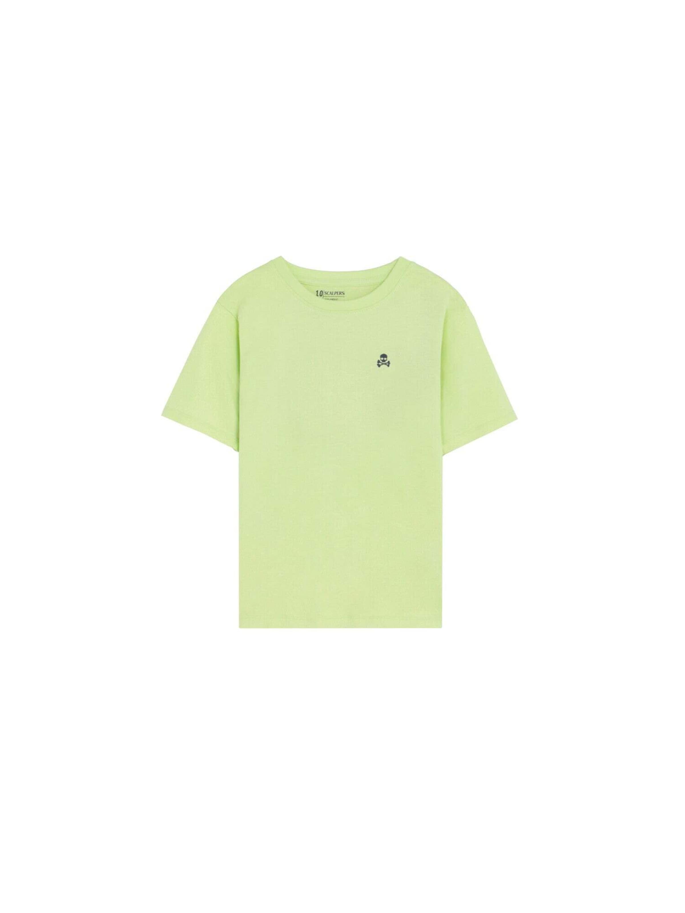 Scalpers T-shirt i grön: framsida