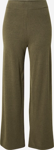 ONLY Wide leg Broek 'COZY' in Groen: voorkant