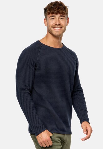 INDICODE JEANS Sweater 'Camilo' in Blue