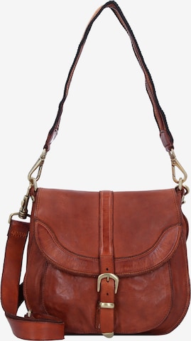 Campomaggi Shoulder Bag in Brown: front