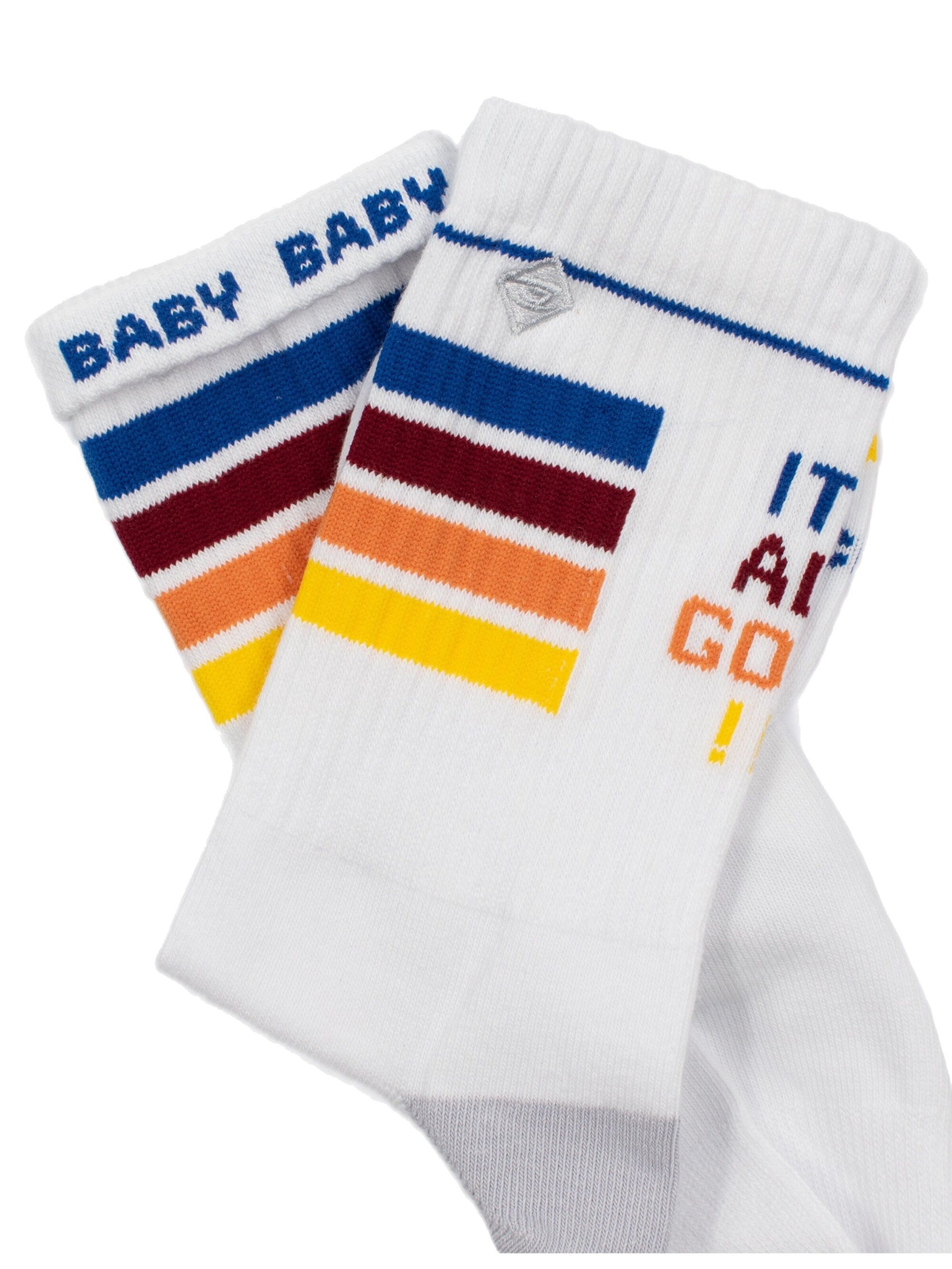 J.Clay Socks 'All Good' in White