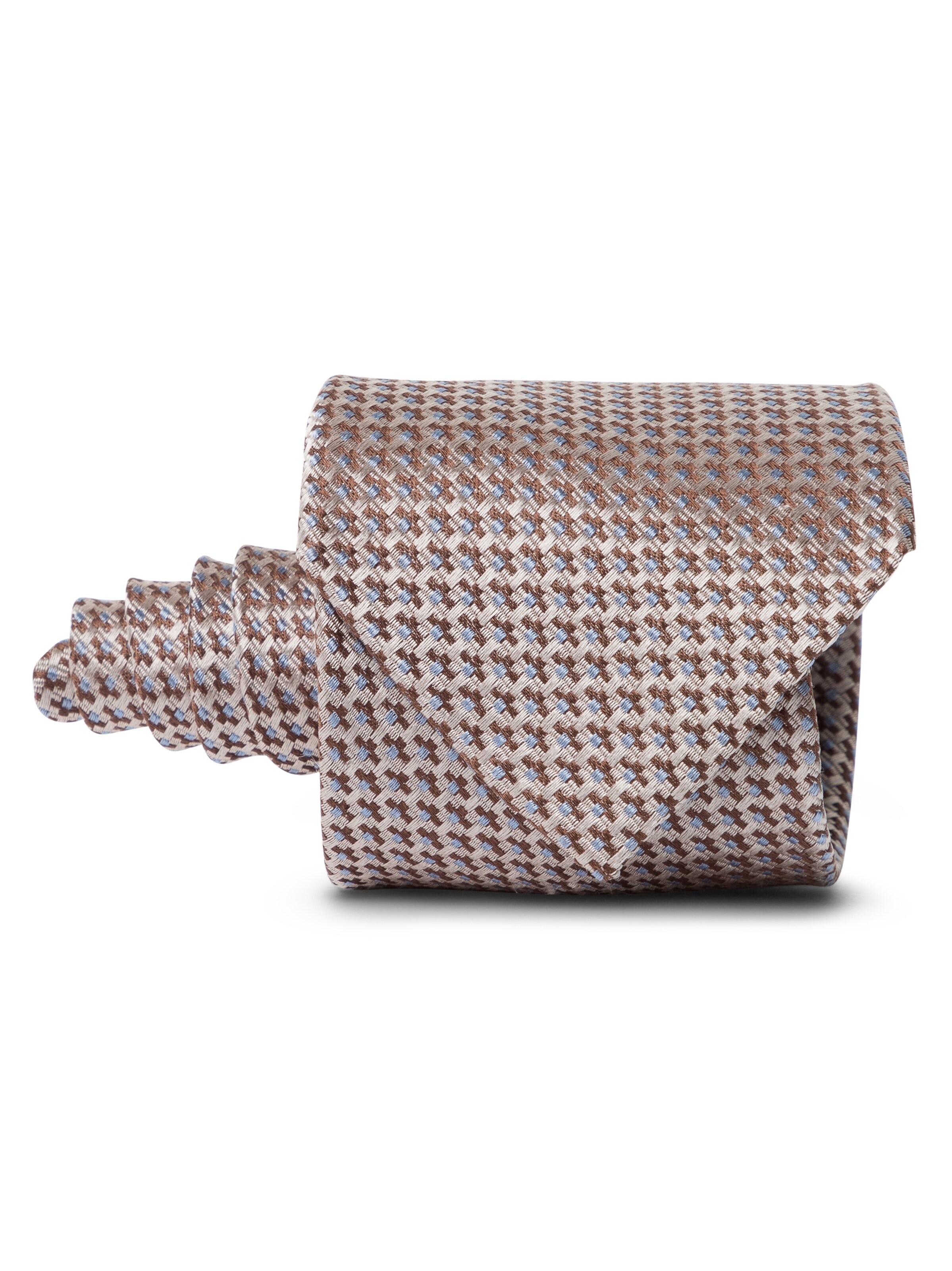 Andrew James Seidenkrawatte in Beige