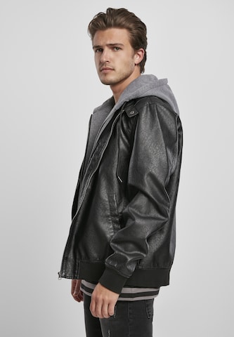 Urban Classics Between-Season Jacket in Black