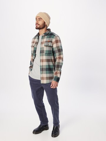 Iriedaily Regular Fit Hemd 'Lumber Fella' in Grün