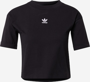 ADIDAS ORIGINALS Shirt in Black: front