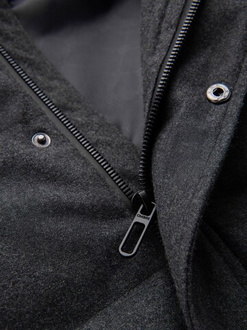 Ombre Winterjas 'OM-JAHP-0203' in Zwart