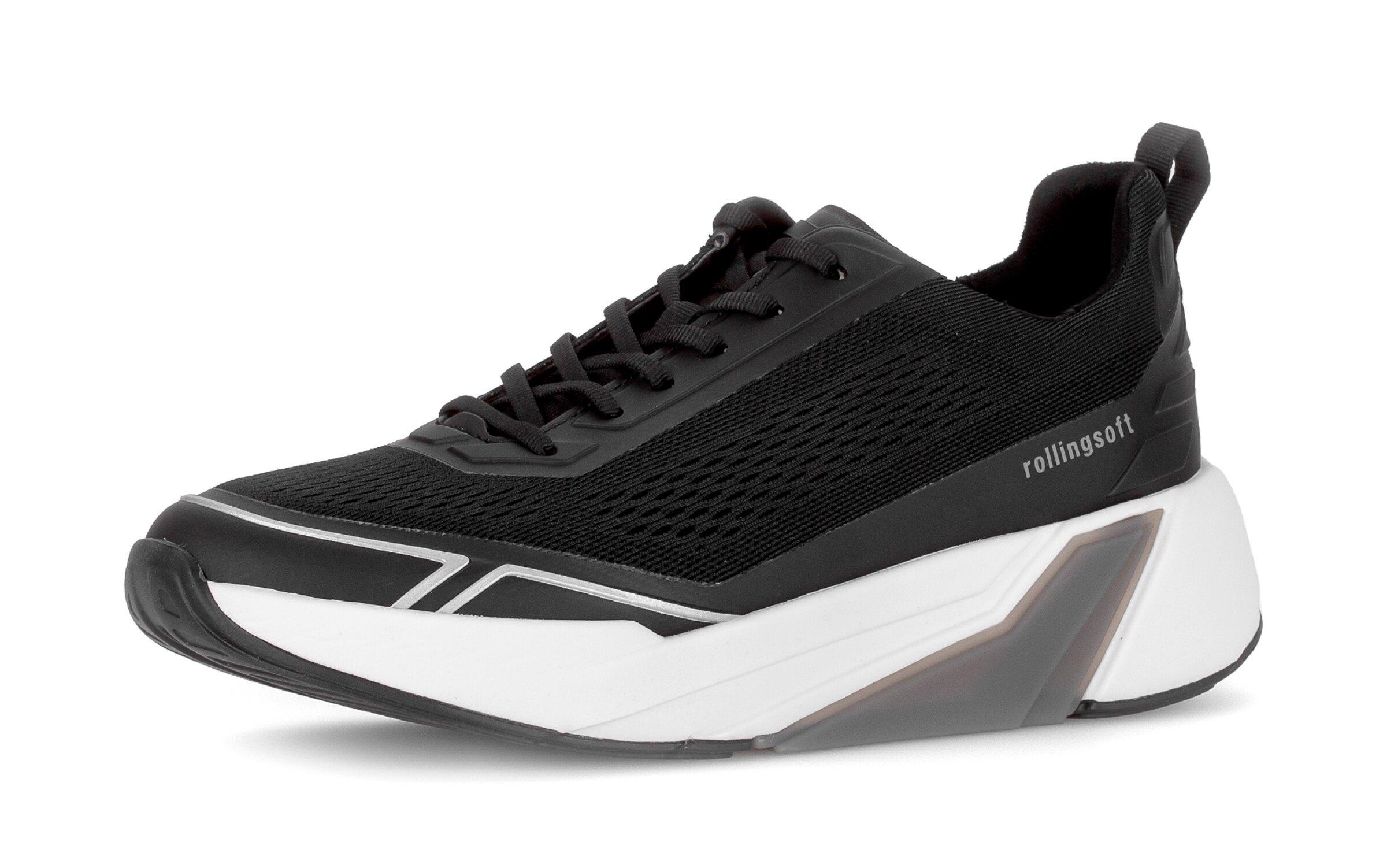 Gabor Rollingsoft Sneakers in Black: front