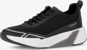 Gabor Rollingsoft Sneaker in Schwarz: Vorderseite
