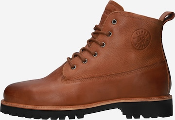 Bottines à lacets 'Rock Hardy OM62' BLACKSTONE en marron : devant