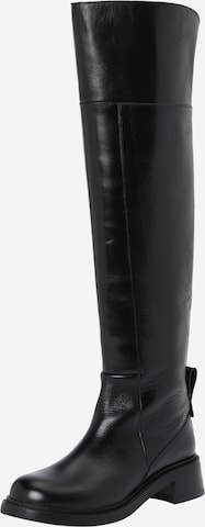 See by Chloé Over the Knee Boots 'Bonni' in Black: front