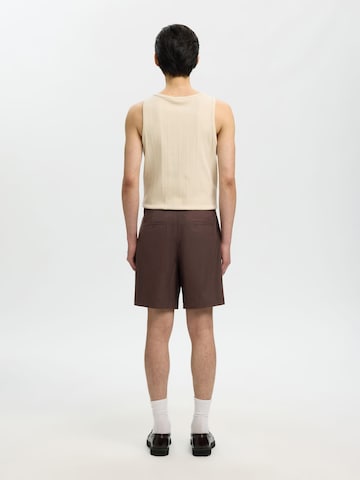 Loosefit Pantaloni di SELECTED in marrone