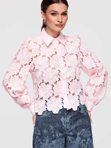 Ombre Blouse in Pink