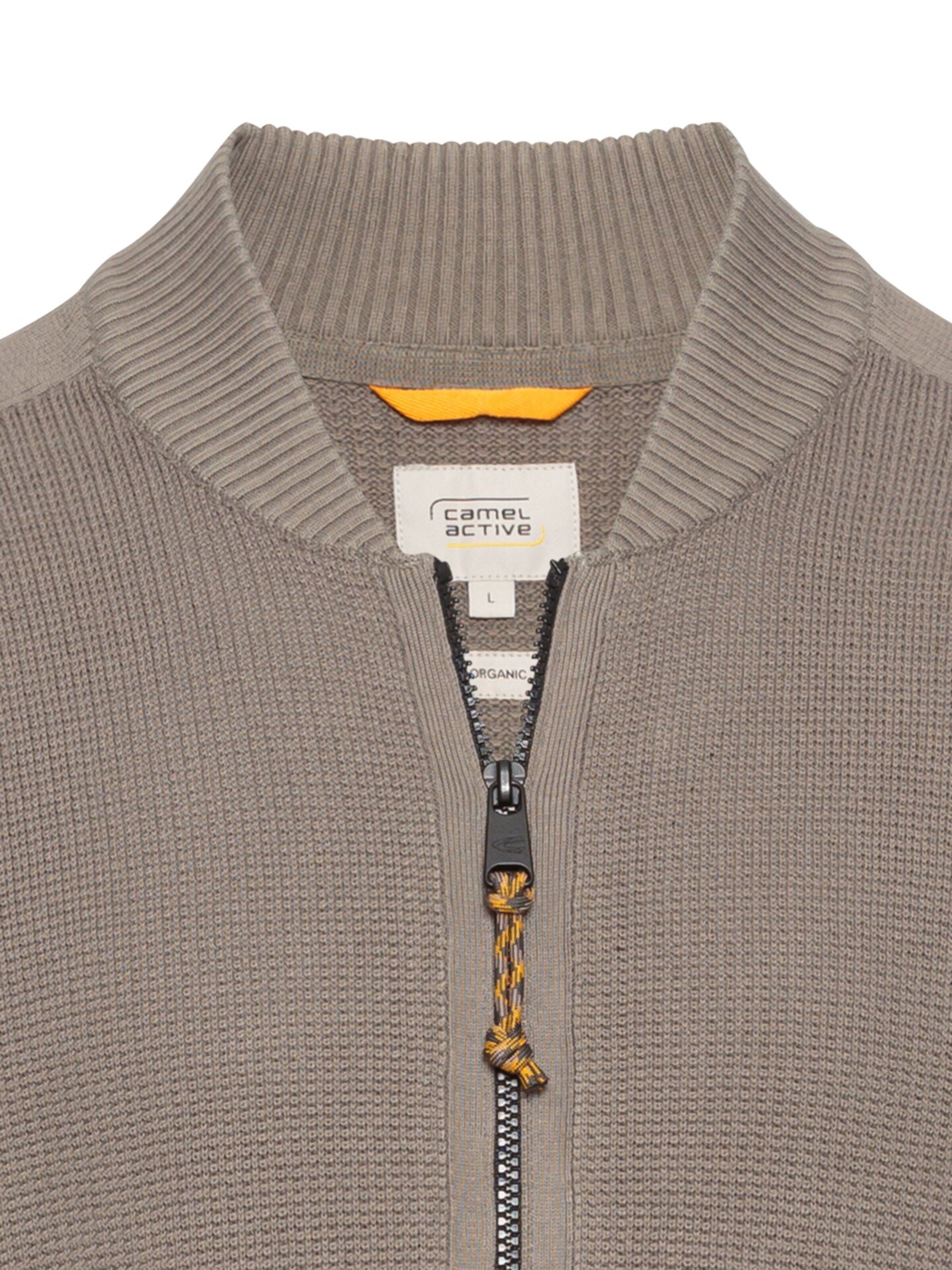 CAMEL ACTIVE Strickjacke in Grau