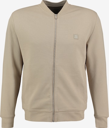 Veste de survêtement 'Rick' Key Largo en beige : devant