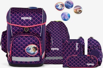 ergobag Backpack 'Cubo Light Schulranzen Set' in Purple: front
