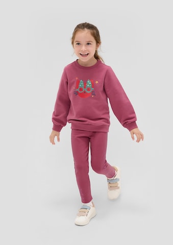 s.Oliver Sweatshirt in Pink: Vorderseite