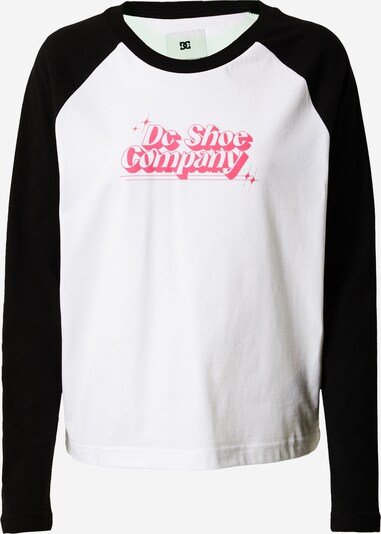 DC Shoes Тениска 'TIMELESS' в розово / черно / бяло, Преглед на продукта
