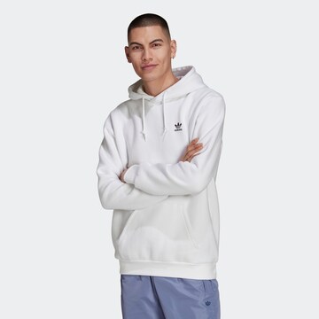 ADIDAS ORIGINALS Regular Fit Sweatshirt 'Adicolor Essentials Trefoil' i hvid: forside
