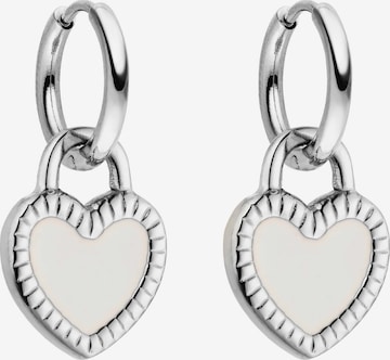 Orecchini 'Heart' di PURELEI in argento: frontale