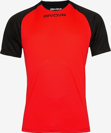 T-Shirt Givova en rouge : devant