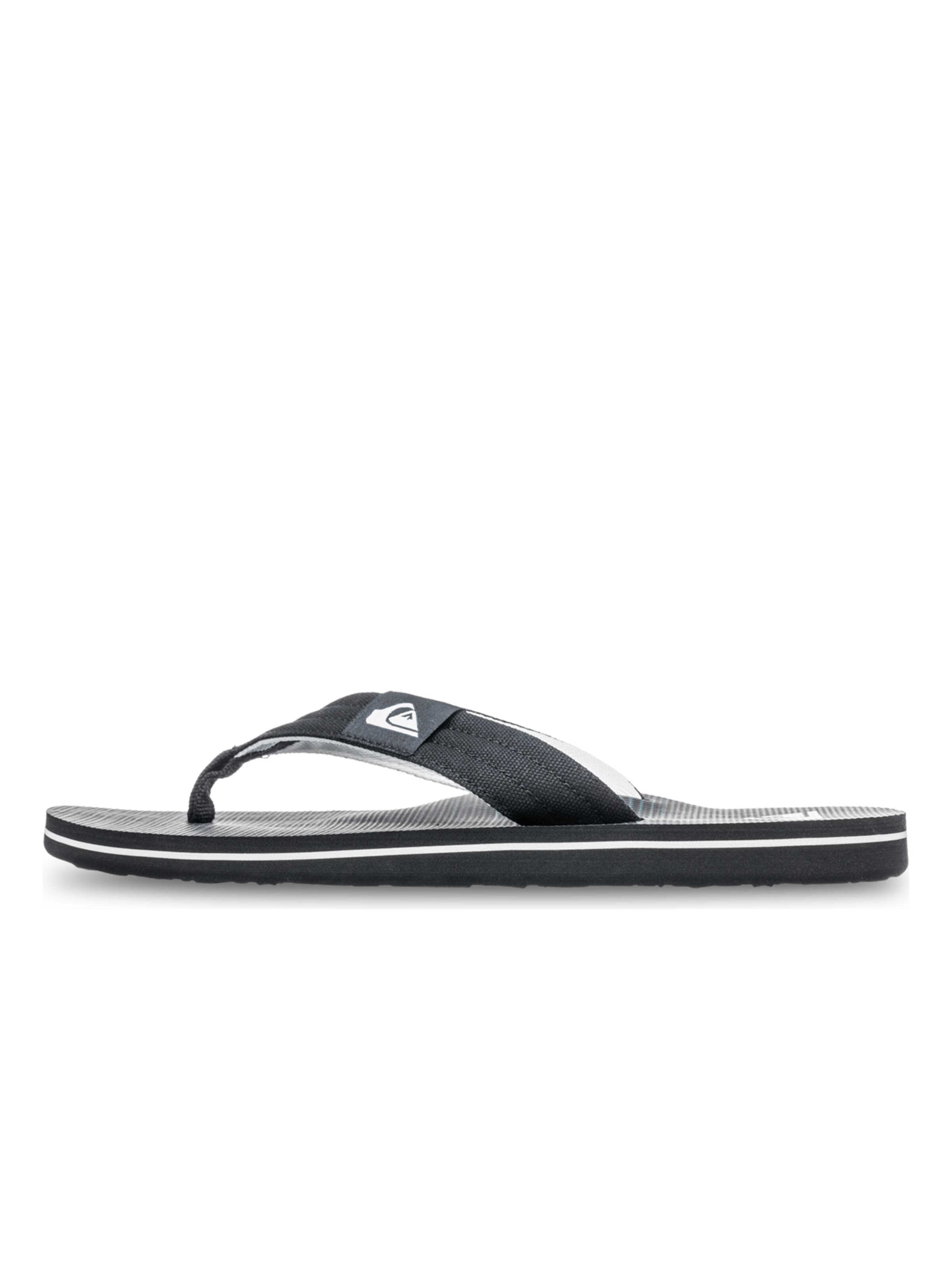 QUIKSILVER T-Bar Sandals 'Molokai Layback' in Black: front