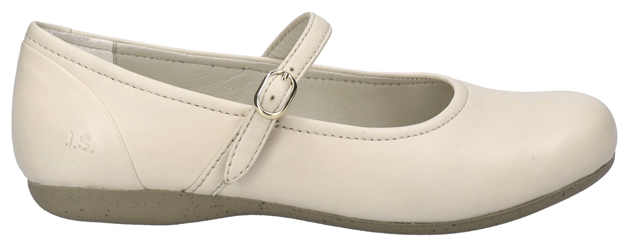 JOSEF SEIBEL Ballet Flats with Strap in Beige