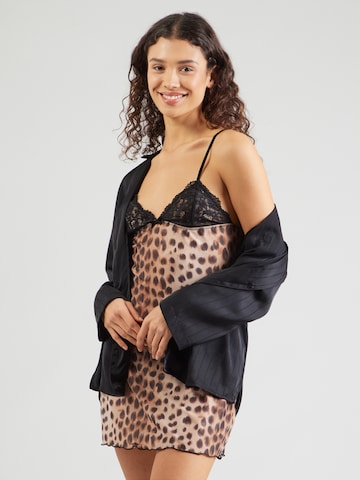 WILD LOVERS Negligee 'LYRA' in Brown: front