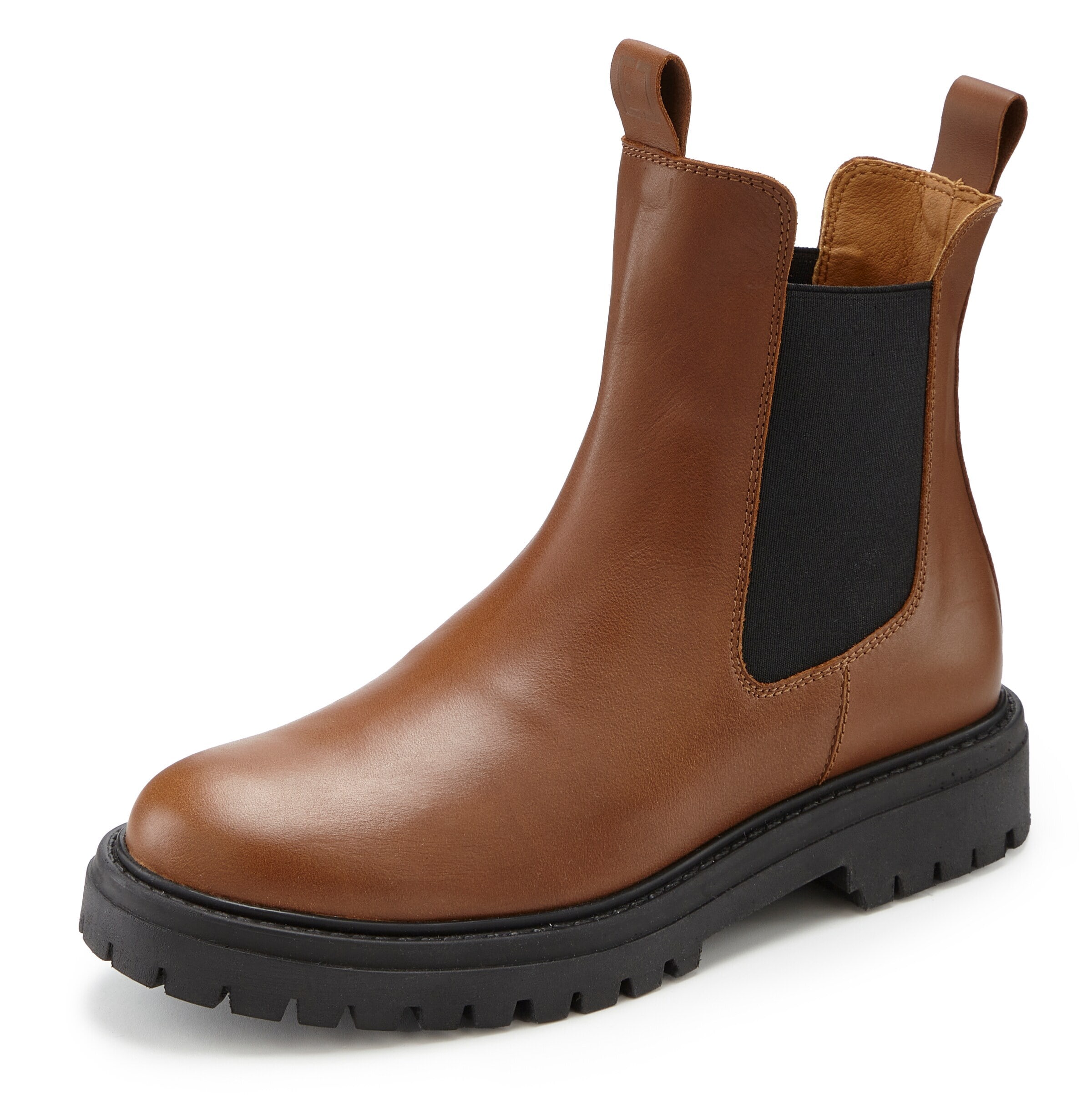 Boots chelsea di Elbsand in marrone: frontale