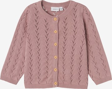 NAME IT Knit Cardigan 'BANNI' in Pink: front