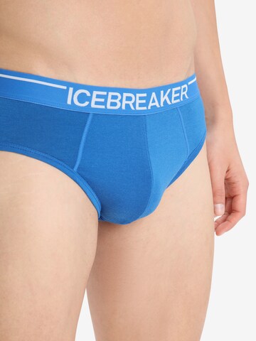 ICEBREAKER - Cueca desportiva 'ANATOMICA' em azul