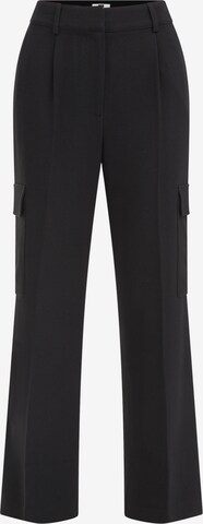 regular Pantaloni cargo di WE Fashion in nero: frontale