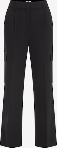 Regular Pantalon cargo WE Fashion en noir : devant