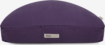 YOGISTAR.COM Pillow 'Halbmond' in Purple: front