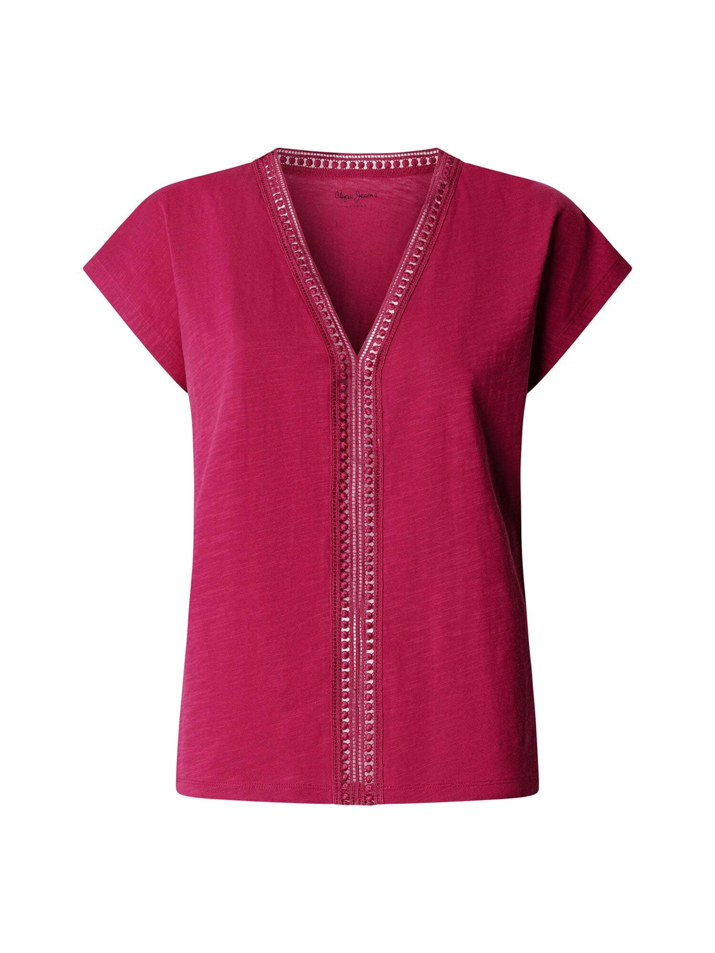 Pepe Jeans T-Shirt 'Mila' in Rot: Vorderseite