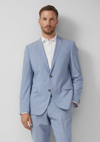 Slim fit Giacca da completo di s.Oliver in blu: frontale