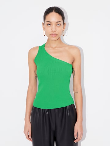 LeGer by Lena Gercke - Top de punto 'Thassia' en verde: frente