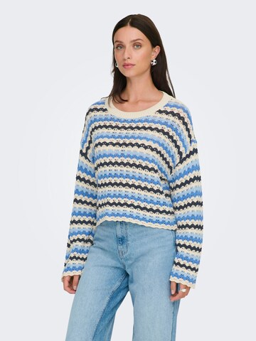 ONLY Sweater 'Asa' in Blue: front