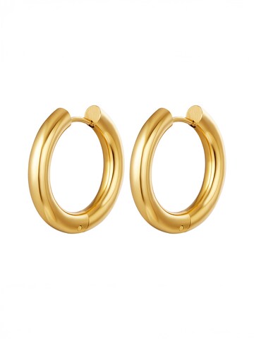 lePelou Ohrringe 'NOVA' in Gold: Vorderseite