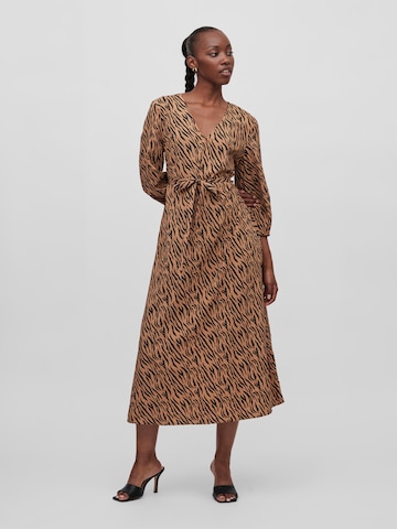 VILA Dress 'FREDA' in Brown