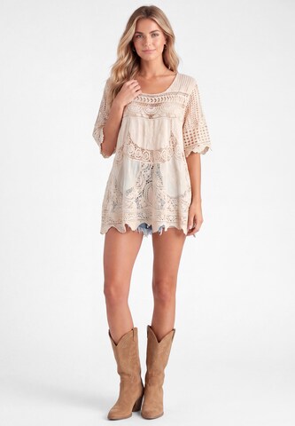 IZIA Tunic in Beige: front