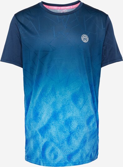 BIDI BADU T-Shirt fonctionnel 'Beach Spirit' en bleu / bleu ciel / blanc, Vue avec produit