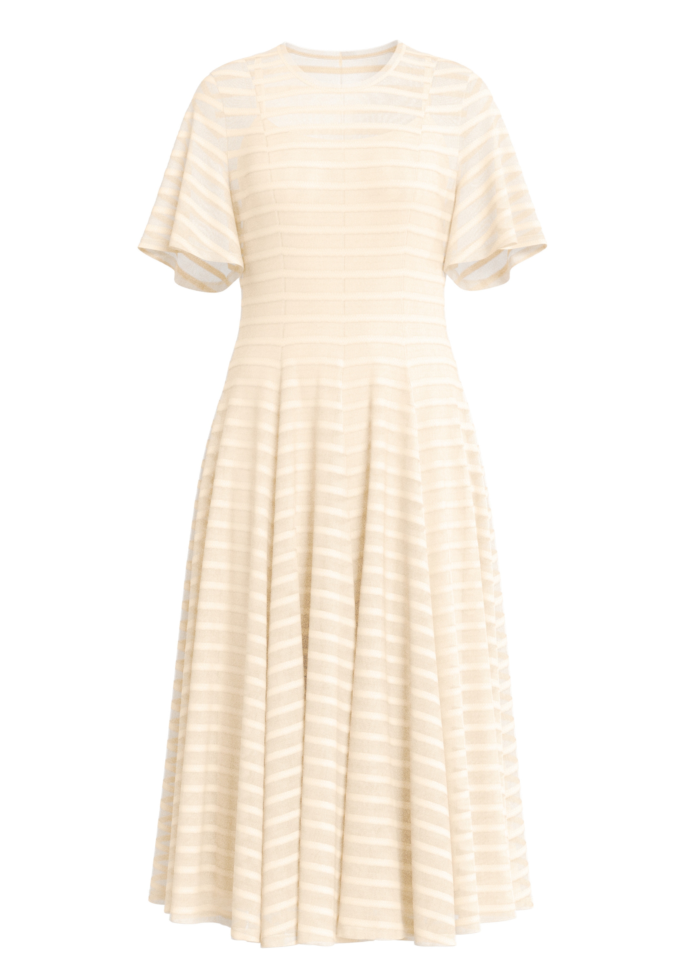 s.Oliver Jurk in Beige: voorkant