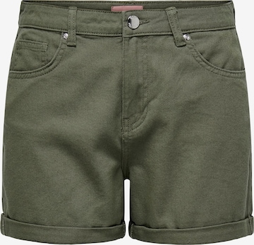 ONLY Regular Pants 'JOAN' in Green: front