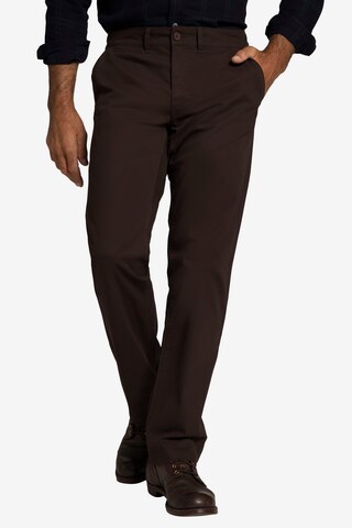 JP1880 Regular Chino Pants in Brown: front