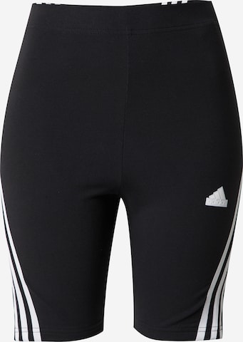 ADIDAS SPORTSWEAR - Skinny Calças de desporto 'Future Icons' em preto: frente