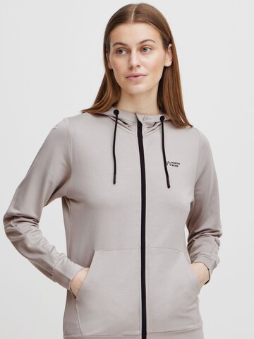 North Bend Zip-Up Hoodie in Grey: front