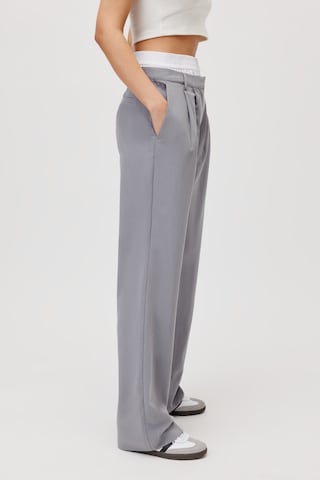 Loosefit Pantalon à pince 'Dilane Tall' LeGer by Lena Gercke en gris