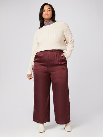 Wide Leg Pantalon 'Lydia' Guido Maria Kretschmer Curvy en rouge