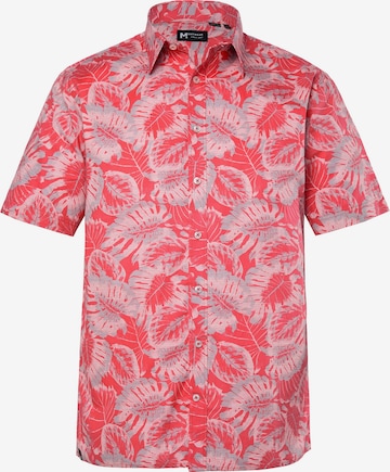 Men Plus Comfort Fit Hemd in Pink: Vorderseite