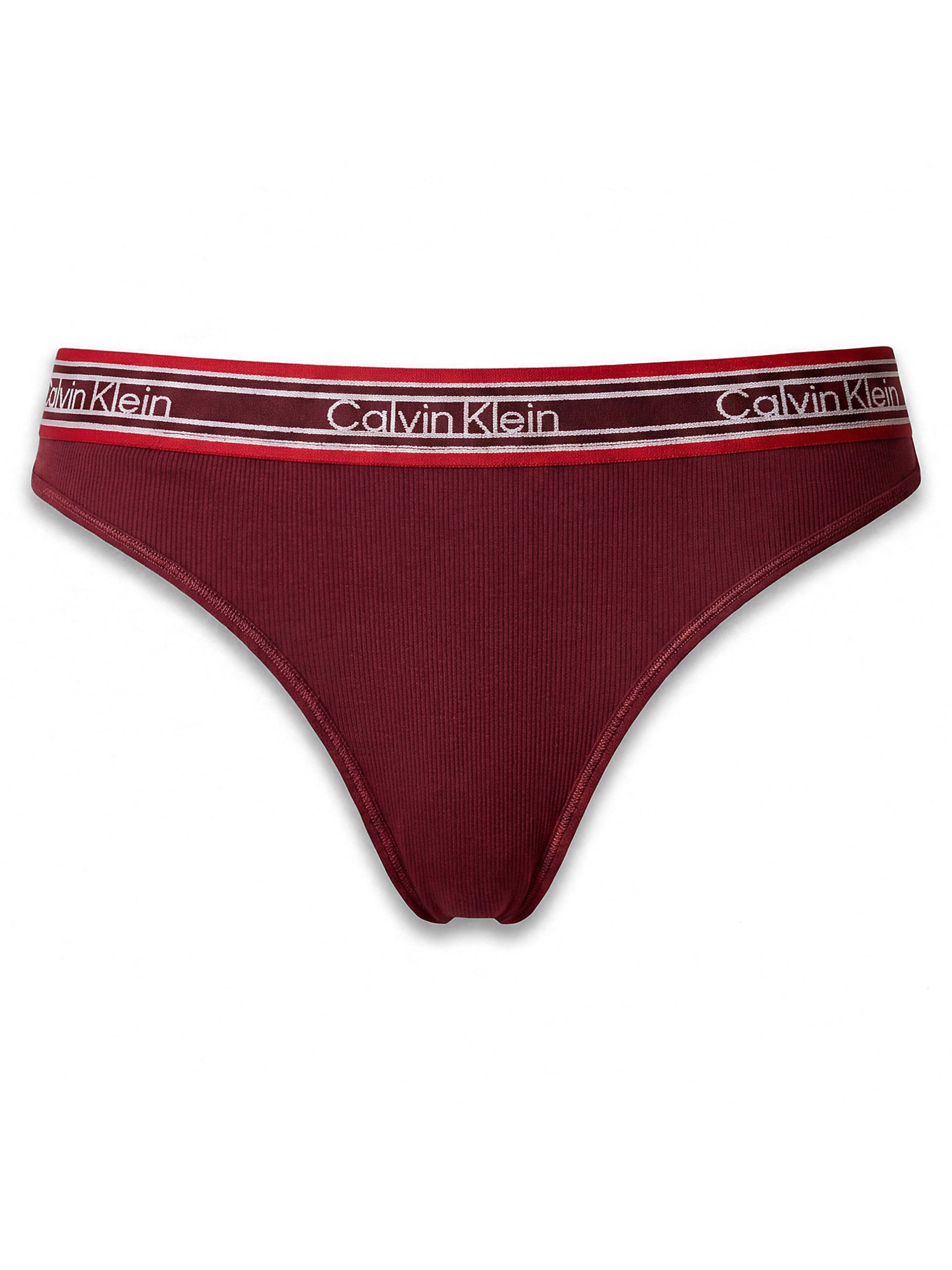 Calvin Klein String in Lila: Vorderseite